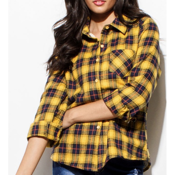 Last☝️ Sherpa Lined Flannel Plaid Shirt Jacket Top - Picture 5 of 8